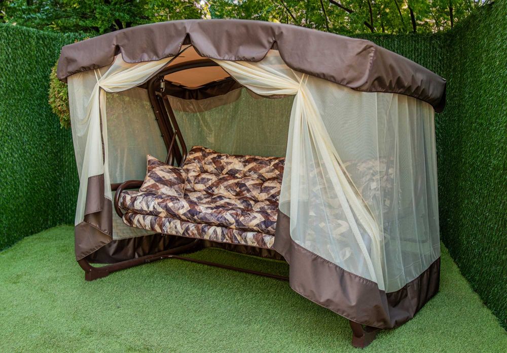 Садовые Качели раскладные из металла- Фелиция Украинские конструкции