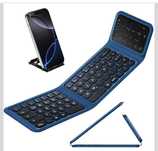 Vobafe Składana klawiatura Bluetooth z touchpadem  niebieska