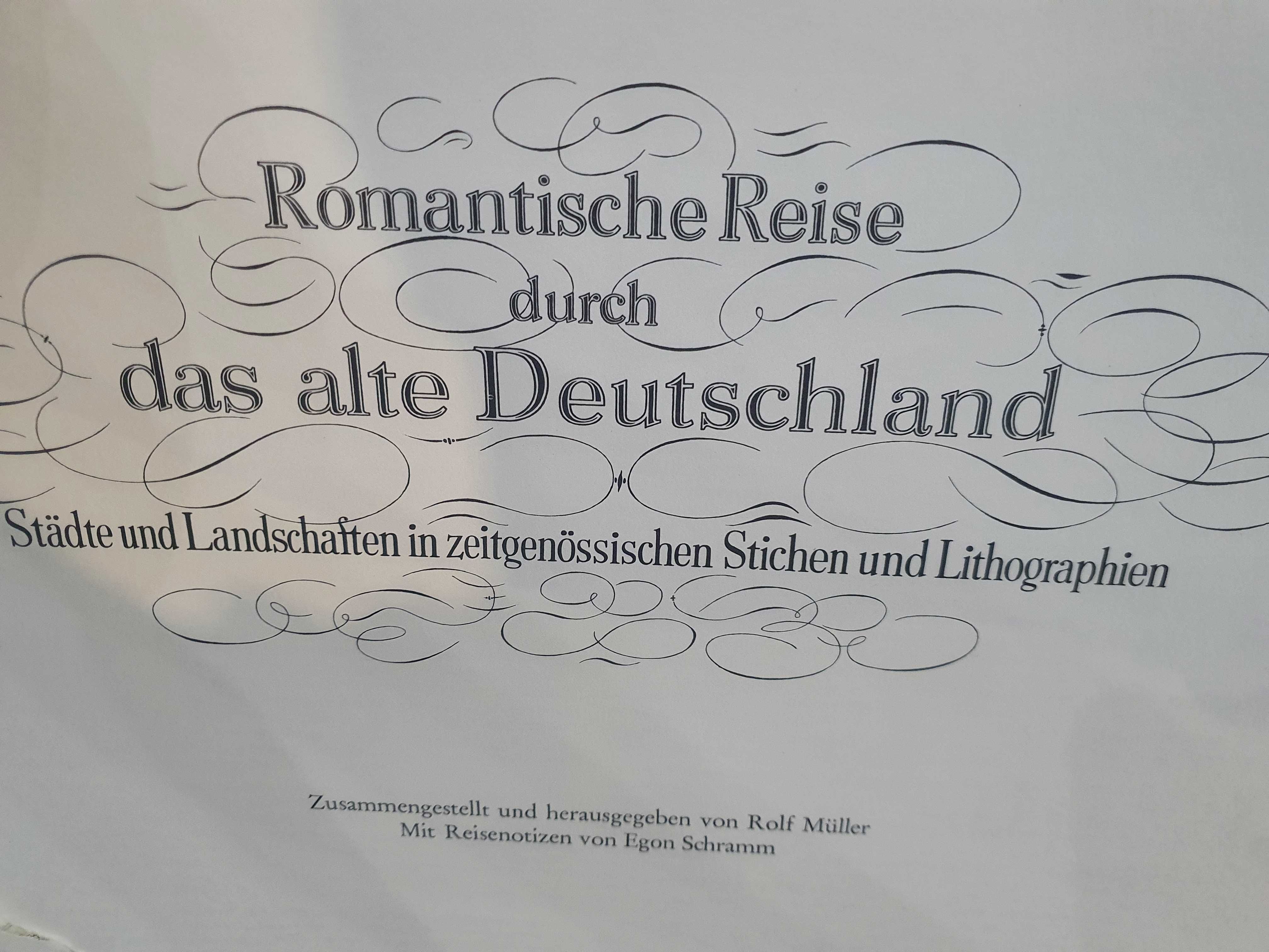 Książka Romantische Reise durch das alte Deutschland z 1969 roku.