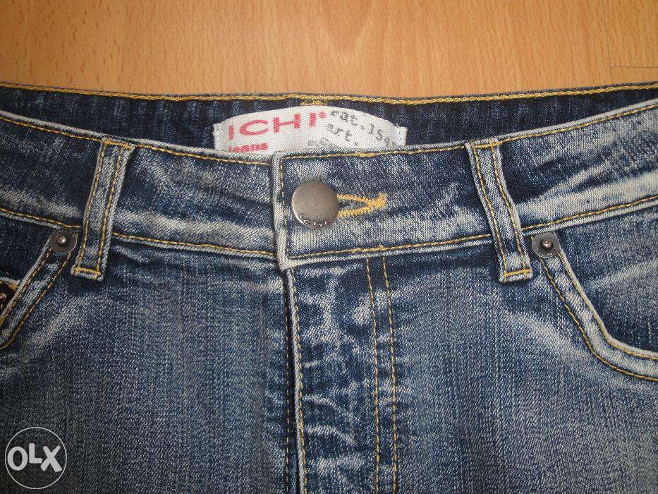Jeansowa mini spódniczka (z laicrą) ICHI jeans b.young roz.34/roz.XS