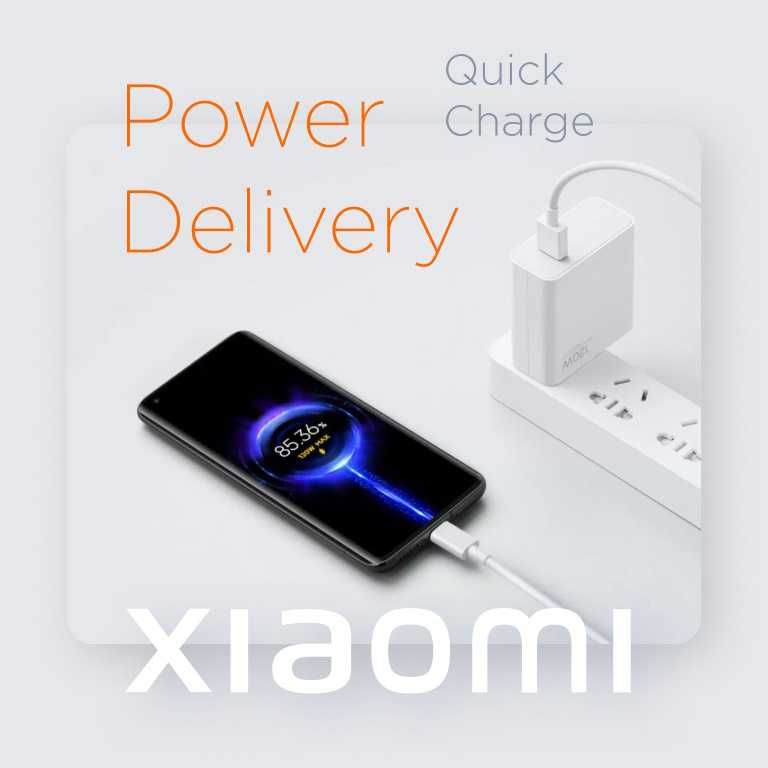Сетевое зарядное устройство Xiaomi 120W Charger White зарядка