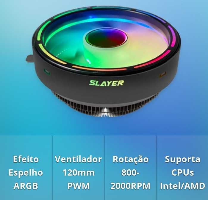 SLAYER Cooler CPU ARGB + Auto RGB Mirror Effect