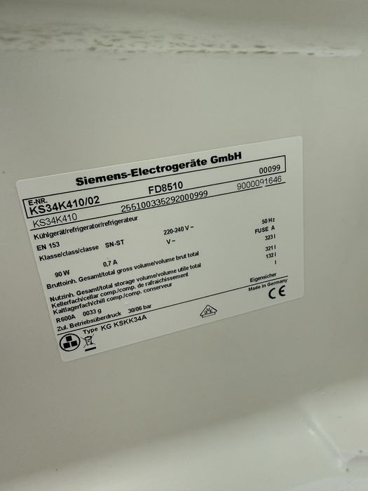 Lodówka Siemens KS34K410/02
