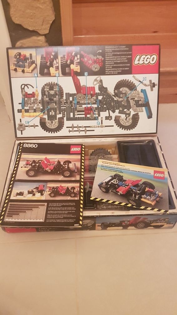 Lego Technic 8860 Car Chassis unikat 1980 komplet kolekcjonerski