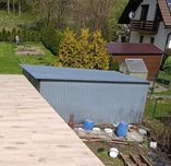 Garaż blaszany/budowlany 3x5 m – dobry stan!