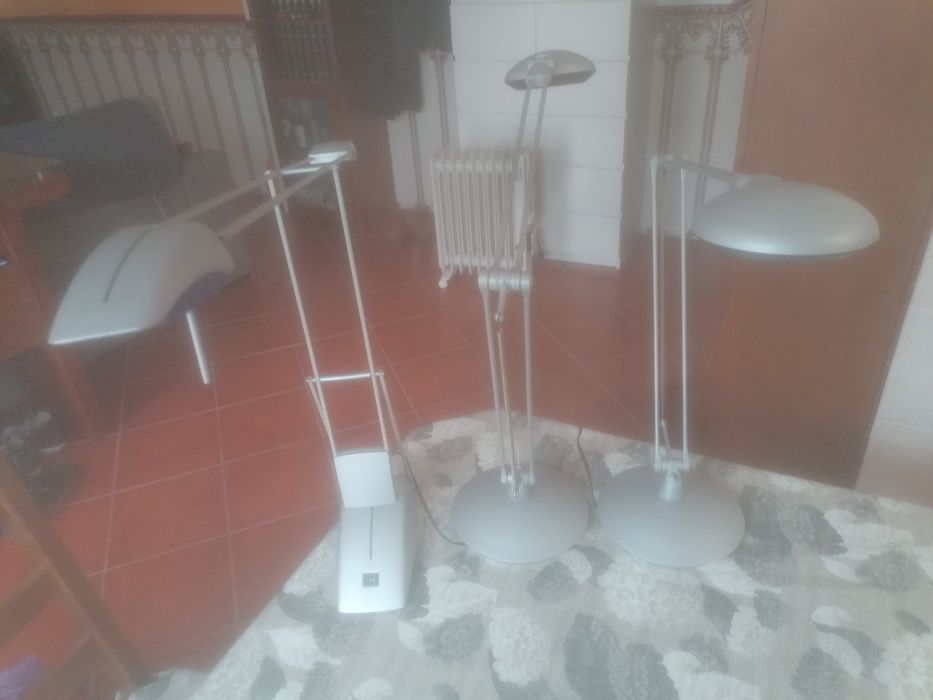 3 candeeiros de leitura NOVOS