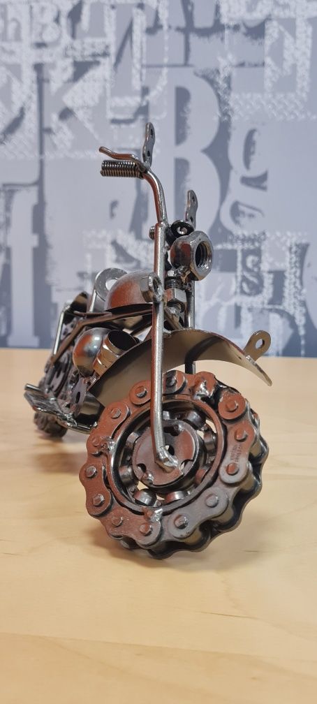 Figurka motocykl zabawka metalowa