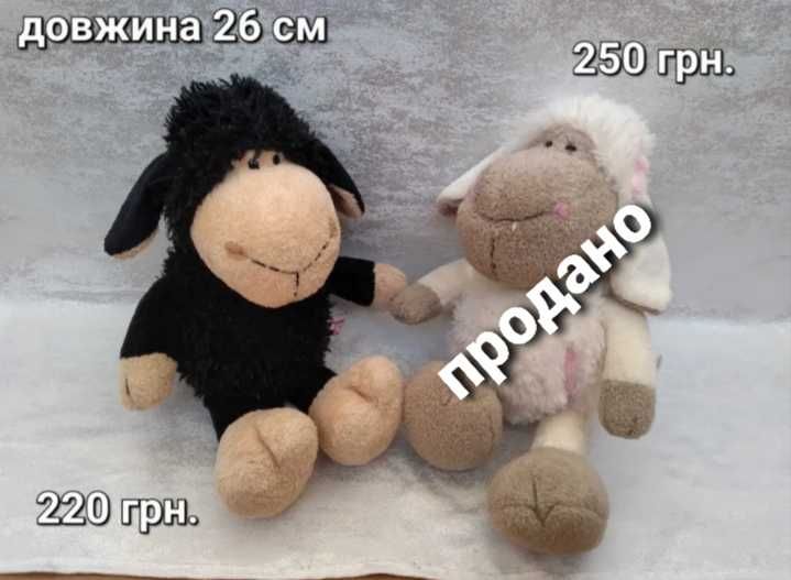 мягкая игрушка овечка, коала, жираф, мишка, зайчик, конячка Nici