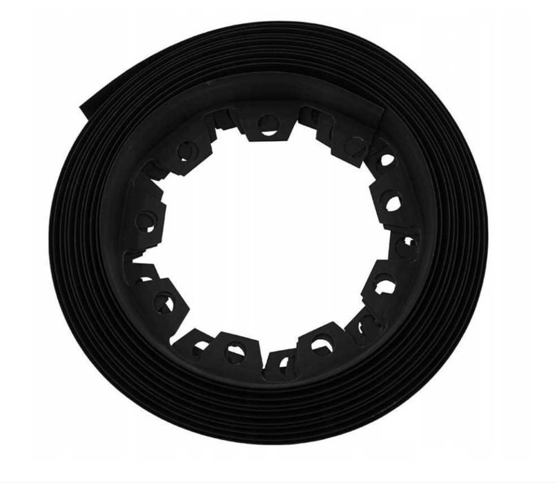 Obrzeże ogrodowe tworzywo sztuczne plastikowe 3000 cm x 4 cm czarny