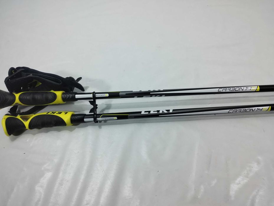 kijki narciarskie do nart Leki carbon 14S dł 120 cm nowe