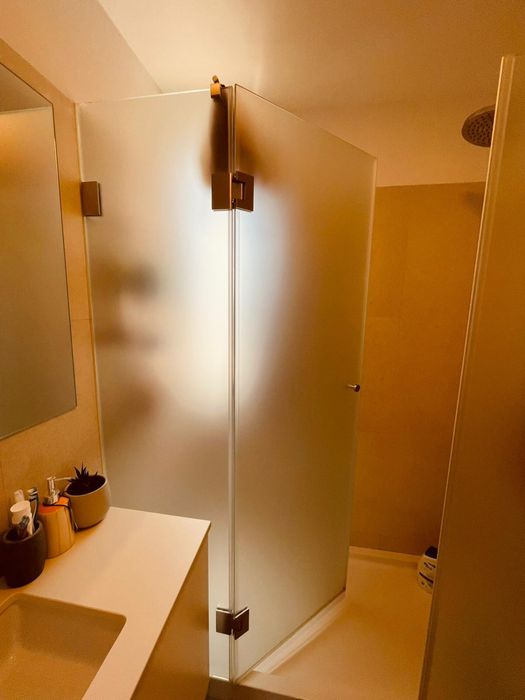 Vidro temperado fosco de duche / resguardo de duche