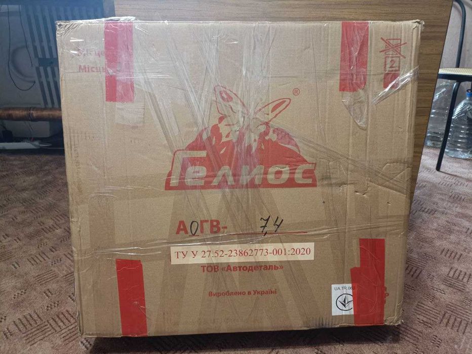 Котел парапетний газовий Геліос АОГВ 7.4 правий