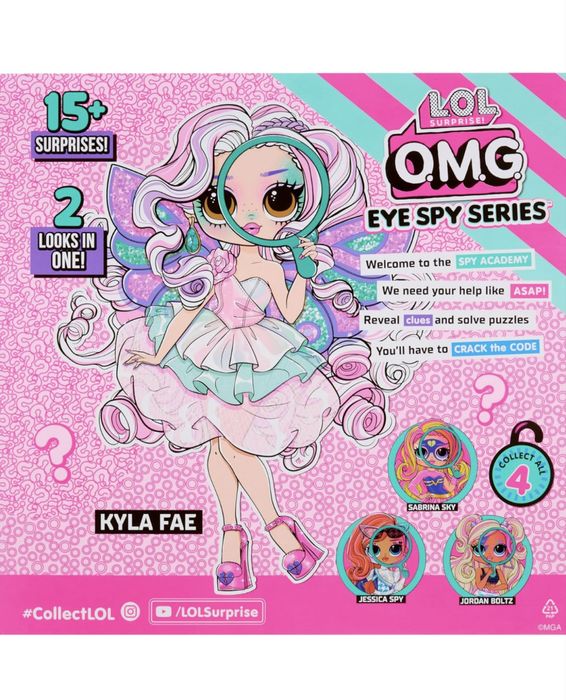 Лол ,LOL Surprise OMG,серія Eye spy,Око-шпигуна ,Фея і Рок-зірка