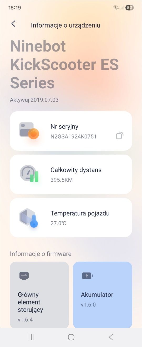 Hulajnoga elektryczna Ninebot by Segway