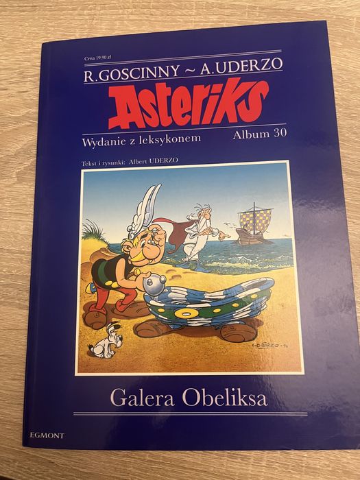 Asteriks Galera Obeliska komiks album 30 wydanie z leksykonem
