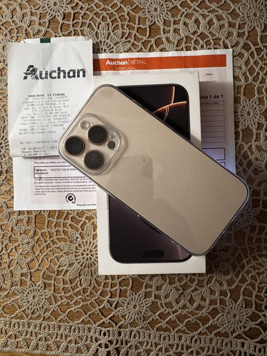 Iphone 16 Pro 128 GB Desert Titanio Caixa -garantia Até 08/2028