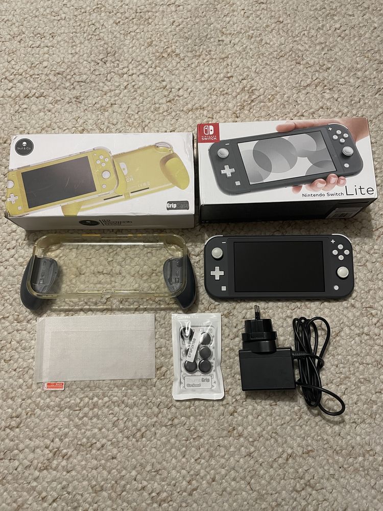 Nintendo Switch Lite grey szary + Skull&Co