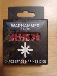 Warhammer 40 000 Chaos Space Marines Dice. NOWE