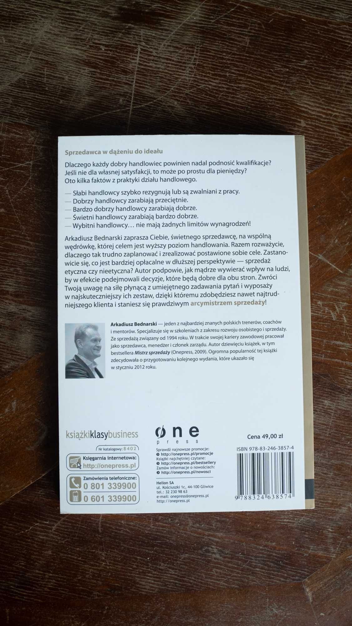 Arcymistrz Sprzedaży Arkadiusz Bednarski PORADNIK