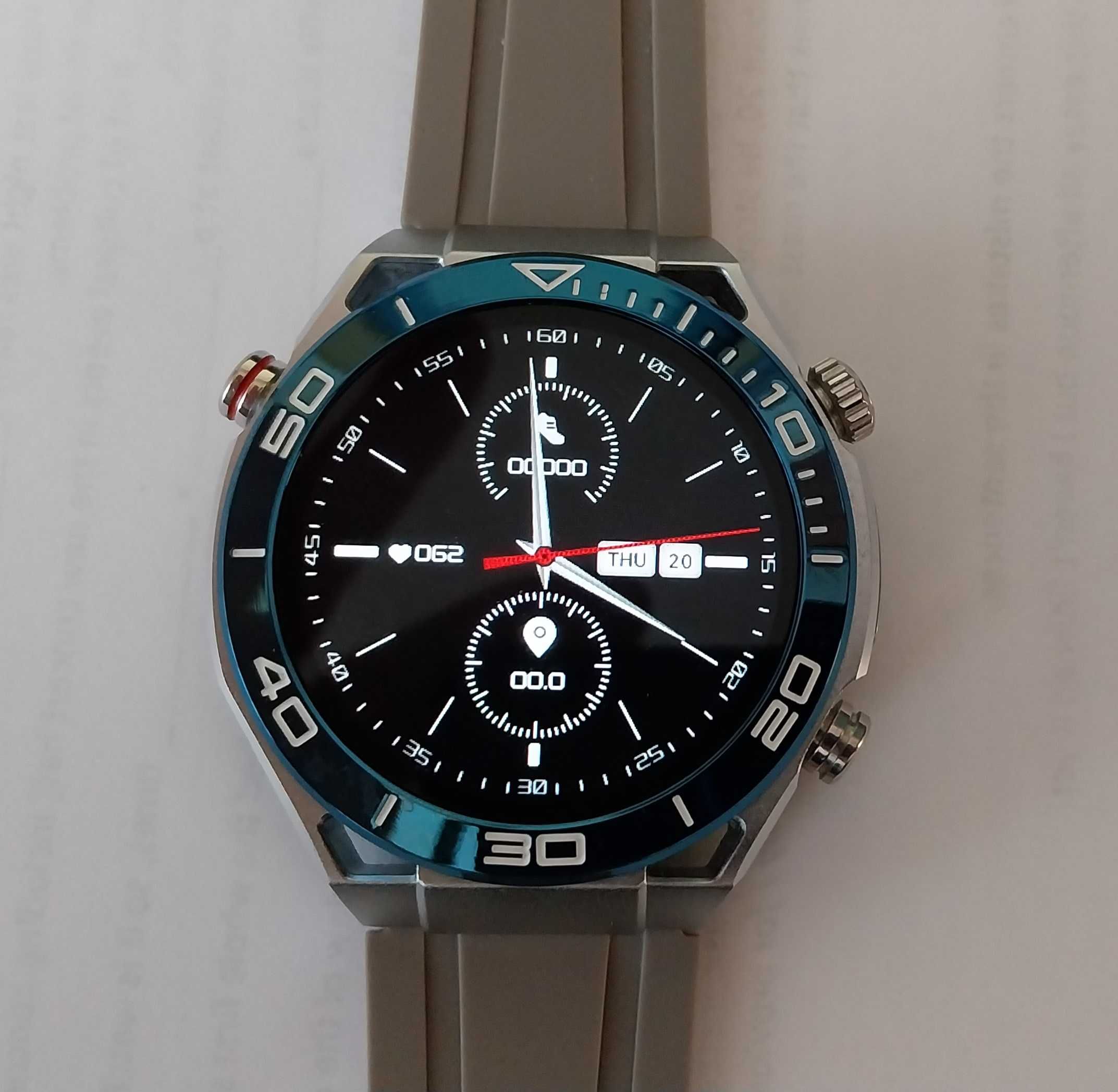 smartwatch zegarek męski mnóstwo funkcji: EKG, cukier, ciśnienie, itp.