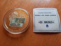 Medale z wizerunkami banknotów polskich - 50 zł Jan Paweł II