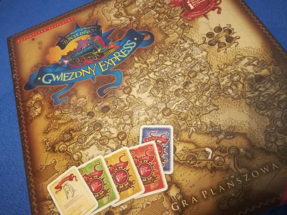 Gra planszowa Gwiezdny express (poznaj kraje Unii Europejskiej)