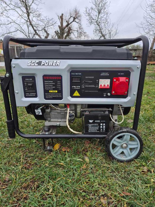 Генератор бензиновий SGC POWER GS 10000 D 7,5 квт