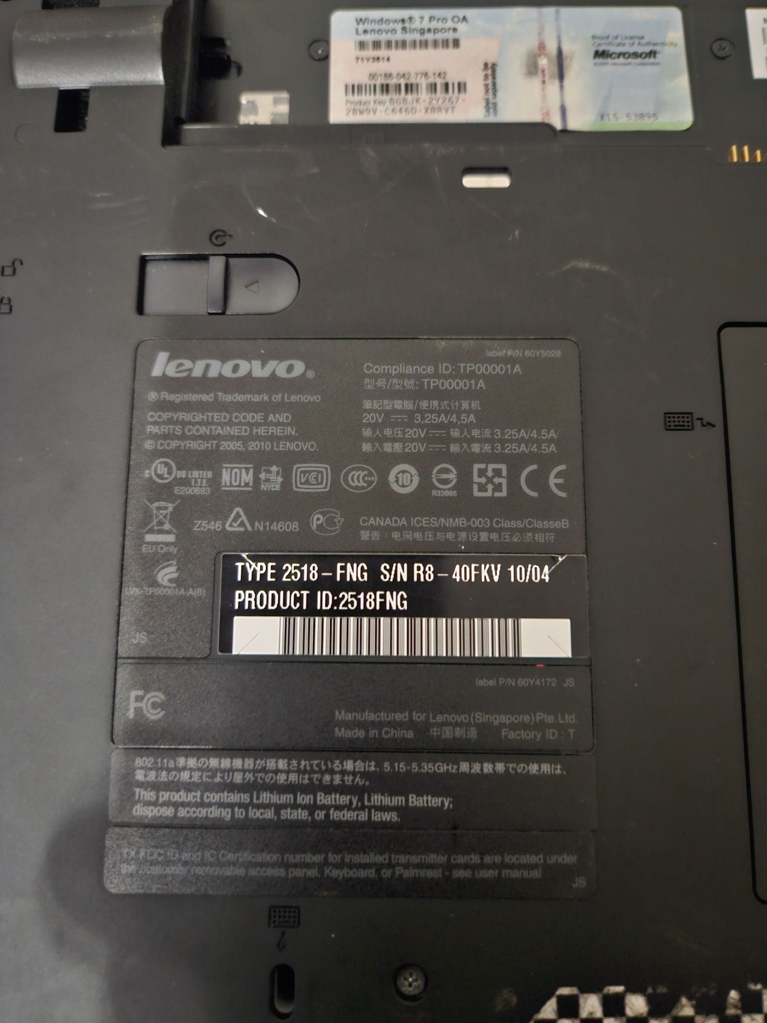 Lenovo T410i | i5 1-th | 2gb ram | без hdd