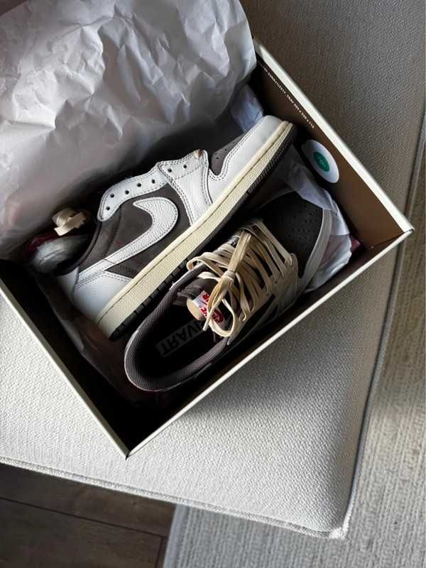 Jordan 1 Retro Low OG SP Travis Scott Reverse Mocha R.44