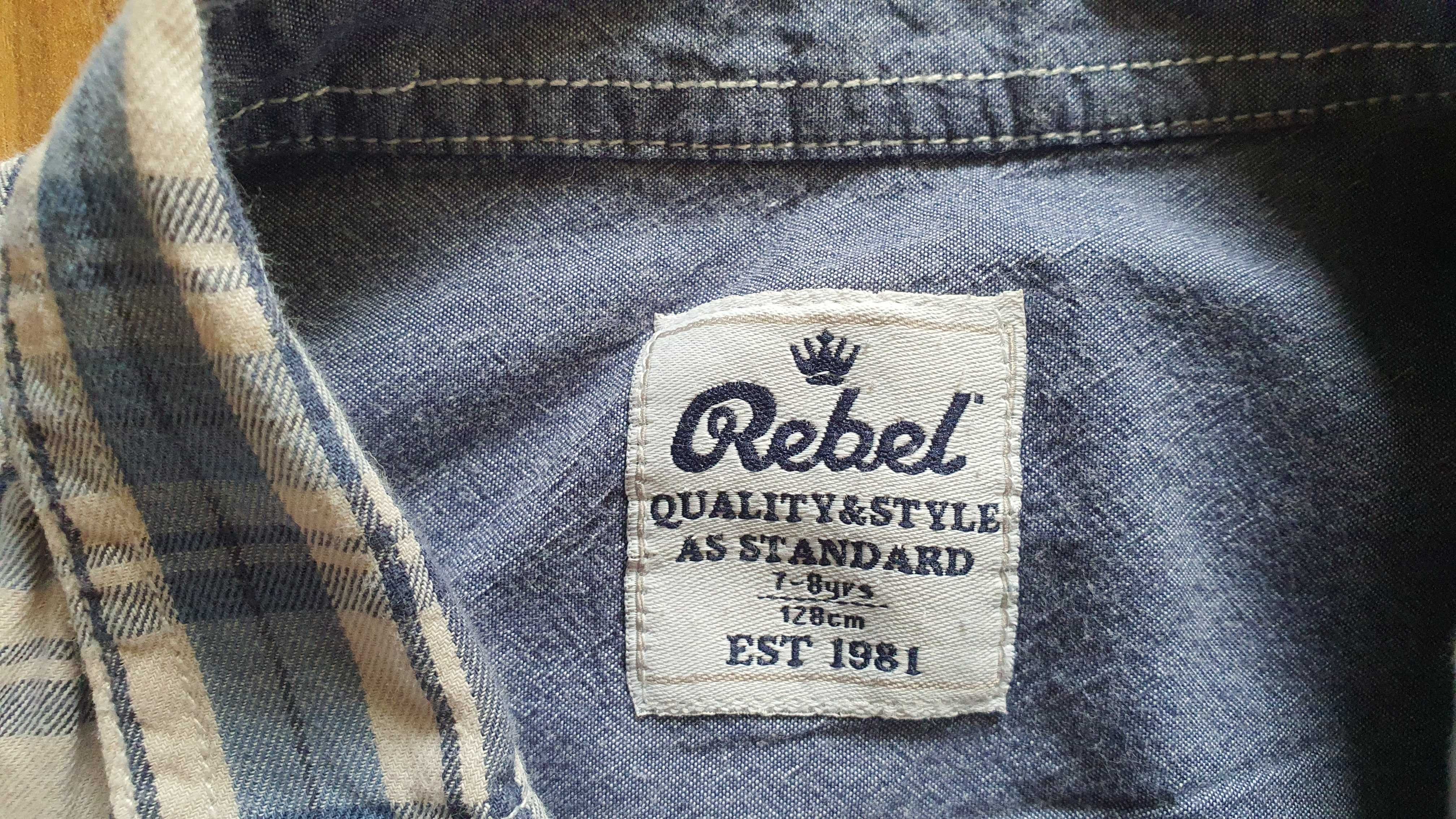 Koszula Rebel, rozmiar 128, 7-8 lat