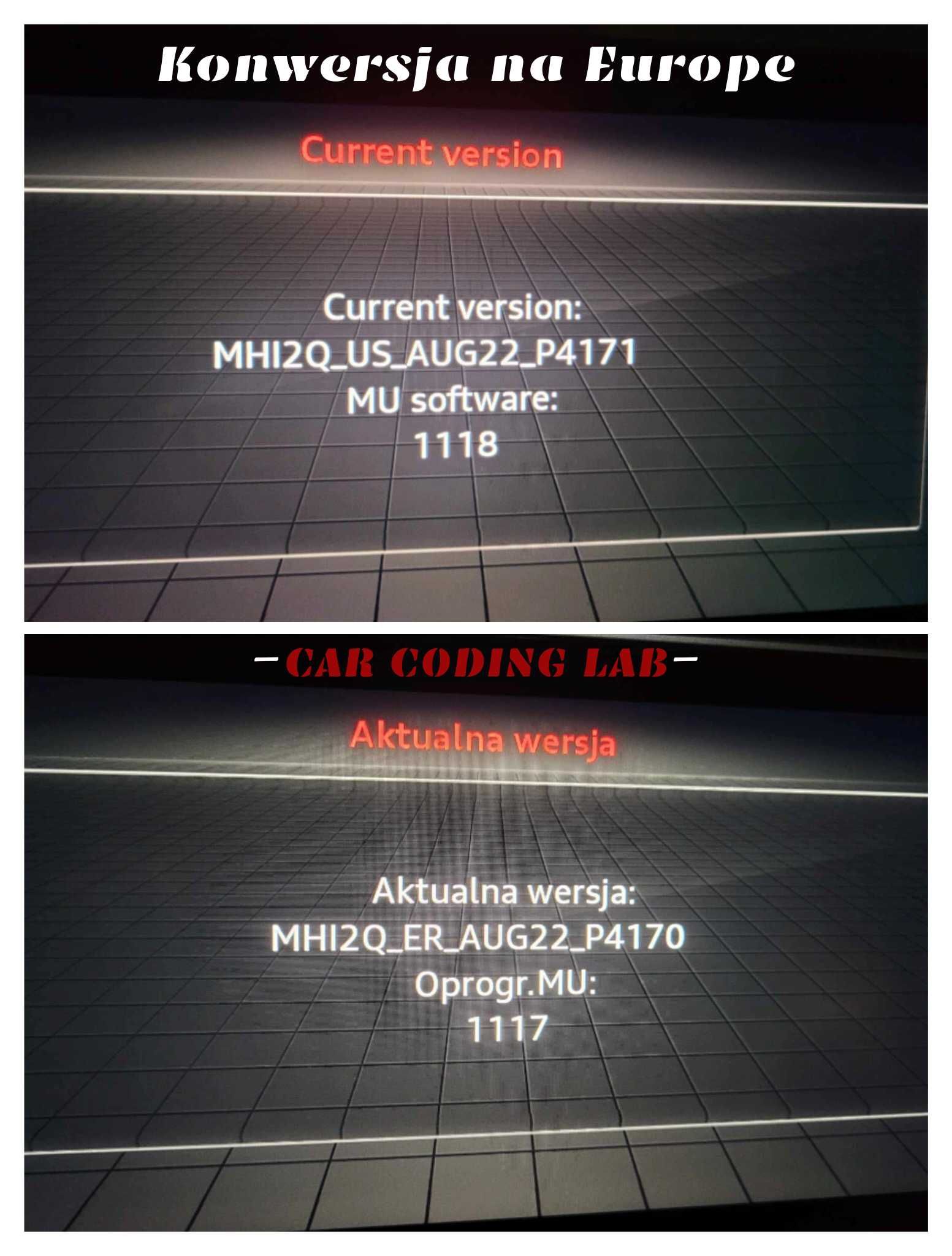 Aktywacja AppConnect AndroidAuto CarPlay SmartLink Audi VW Skoda Seat