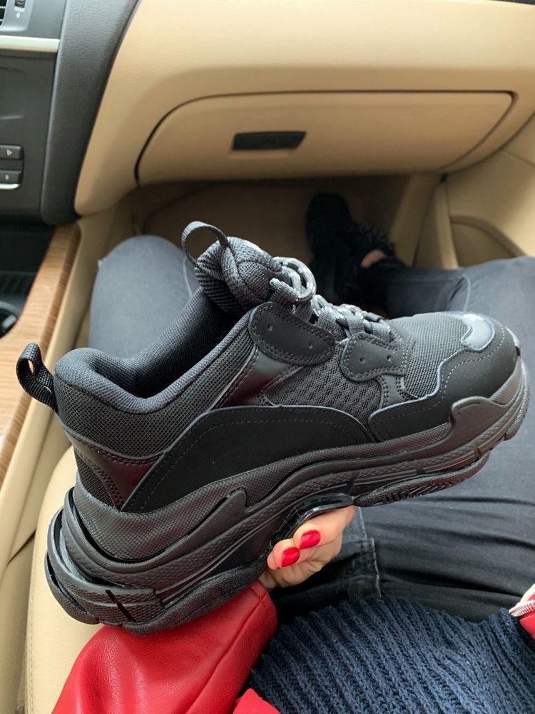 Buty Balenciaga Triple S All Black