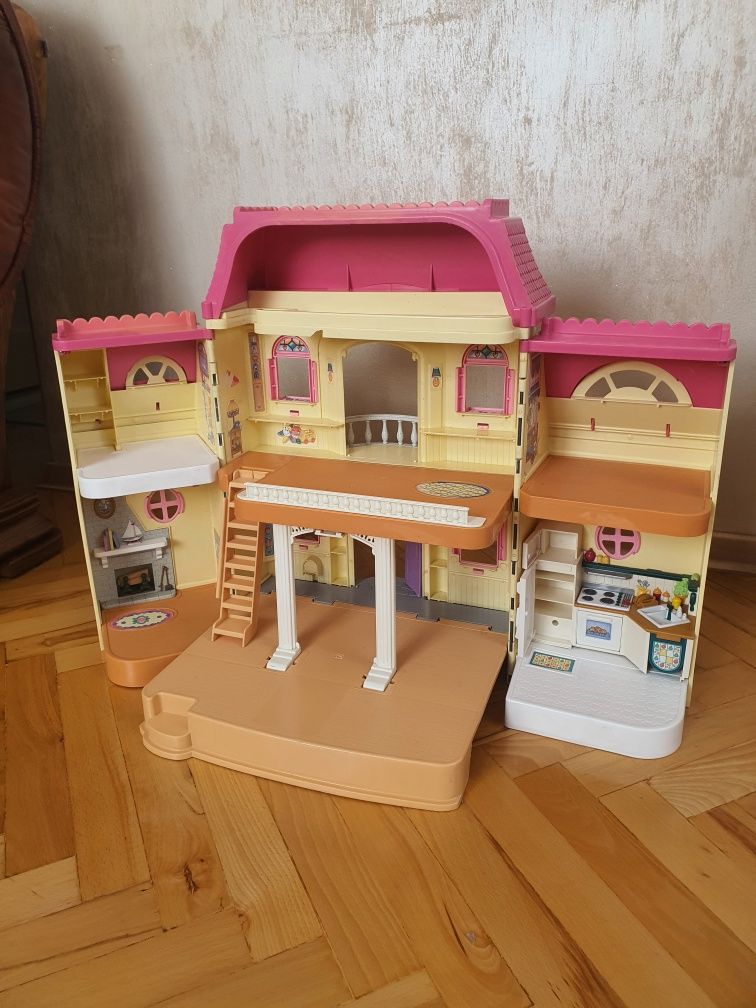 Duży domek dla lalek XXL Fisher Price, willa prezent