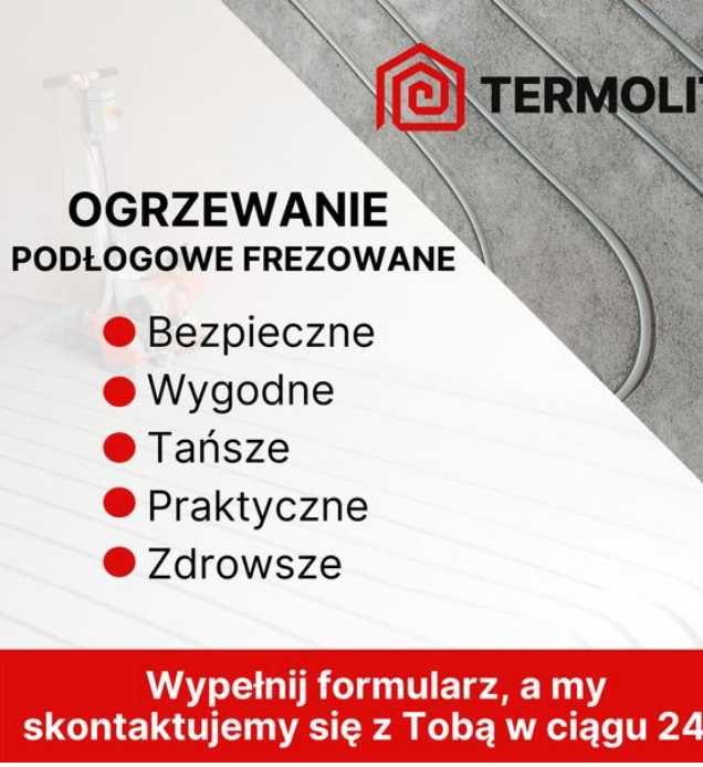 TERMOLIT Frezowanie pod ogrzewanie podłogowe frezowane - LEGNICA