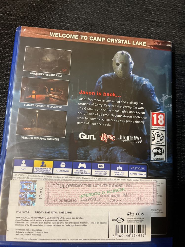 Friday the 13 the game ps4