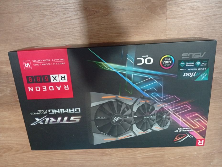 ASUS ROG Strix RX580 8GB Graphics Card64551781451905120