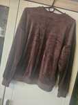 Bluza damska welurowa