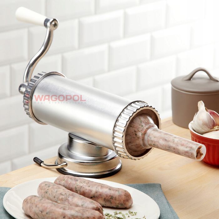 SOLIDNA NADZIEWARKA 2,5kg maszynka SZPRYCA do KIEŁBAS mięsa napycharka