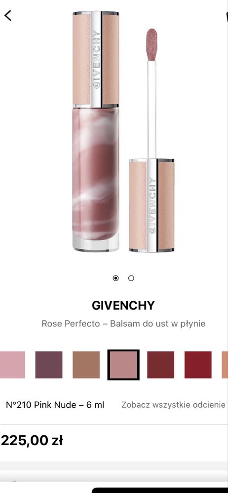 Perfumy i blyszczyk givenchy l interdit i angel  thierry mugler