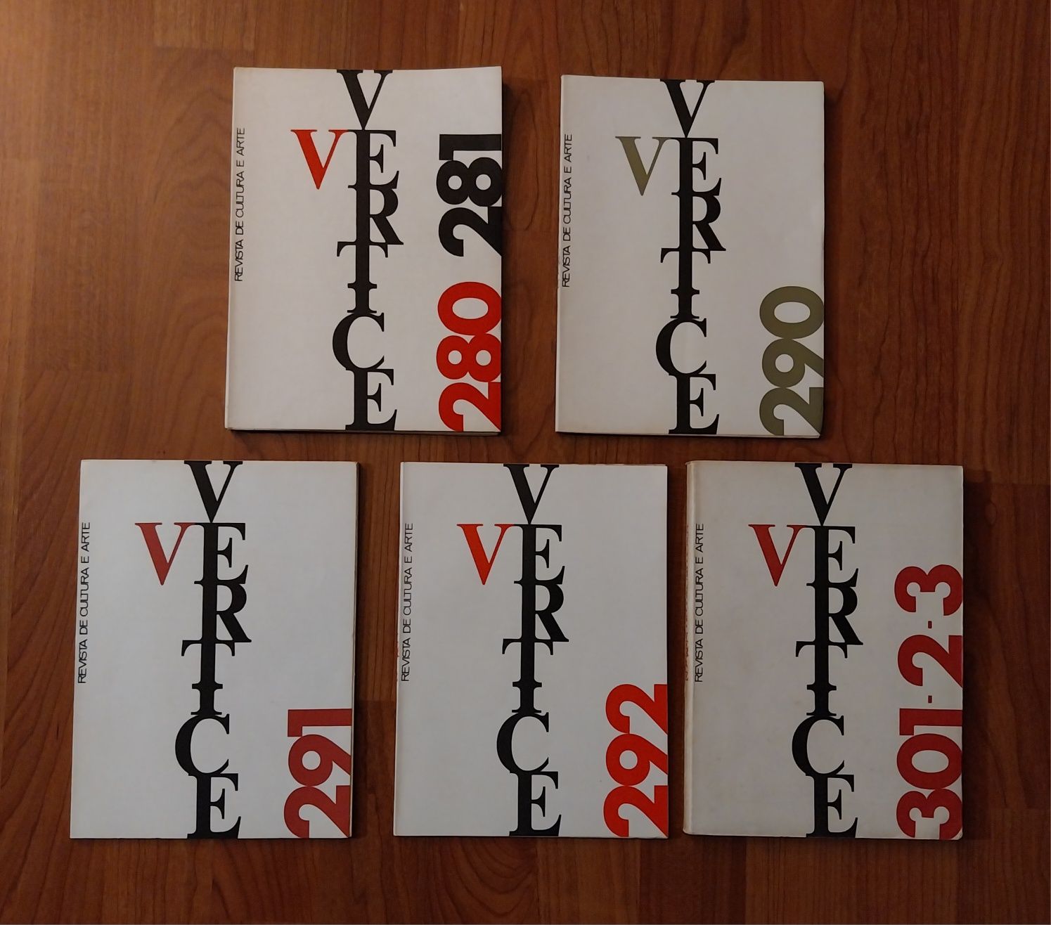 Vértice - revistas antigas vários números