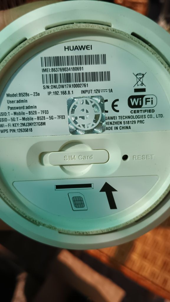 Роутер Huawei B 528s-23a