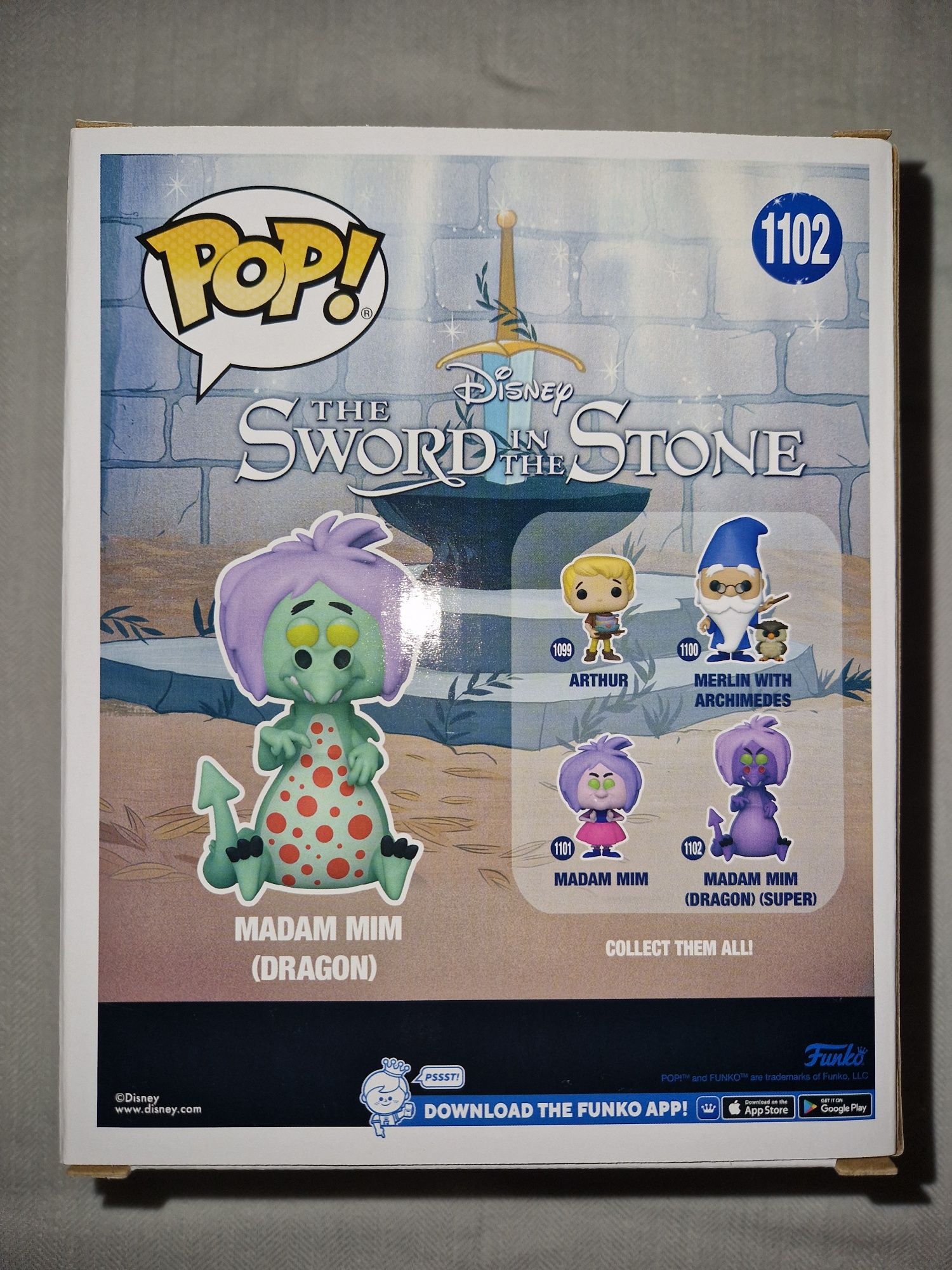 The Sword in the Stone Madam Mim Dragon 2 pack Funko