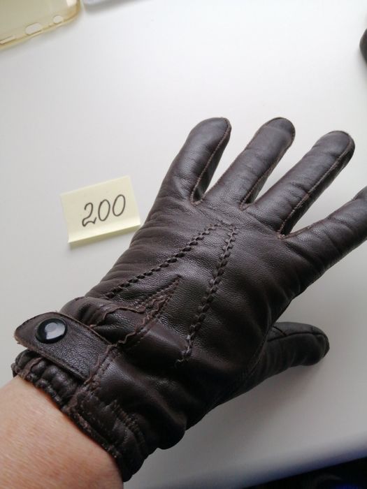 Перчатки кожа б/у