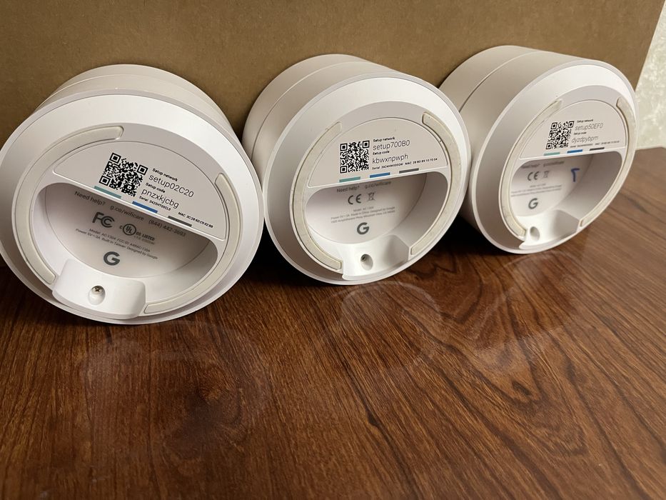 Google Wifi (AC1304) Mesh система – комплект із 3 точок, б/в