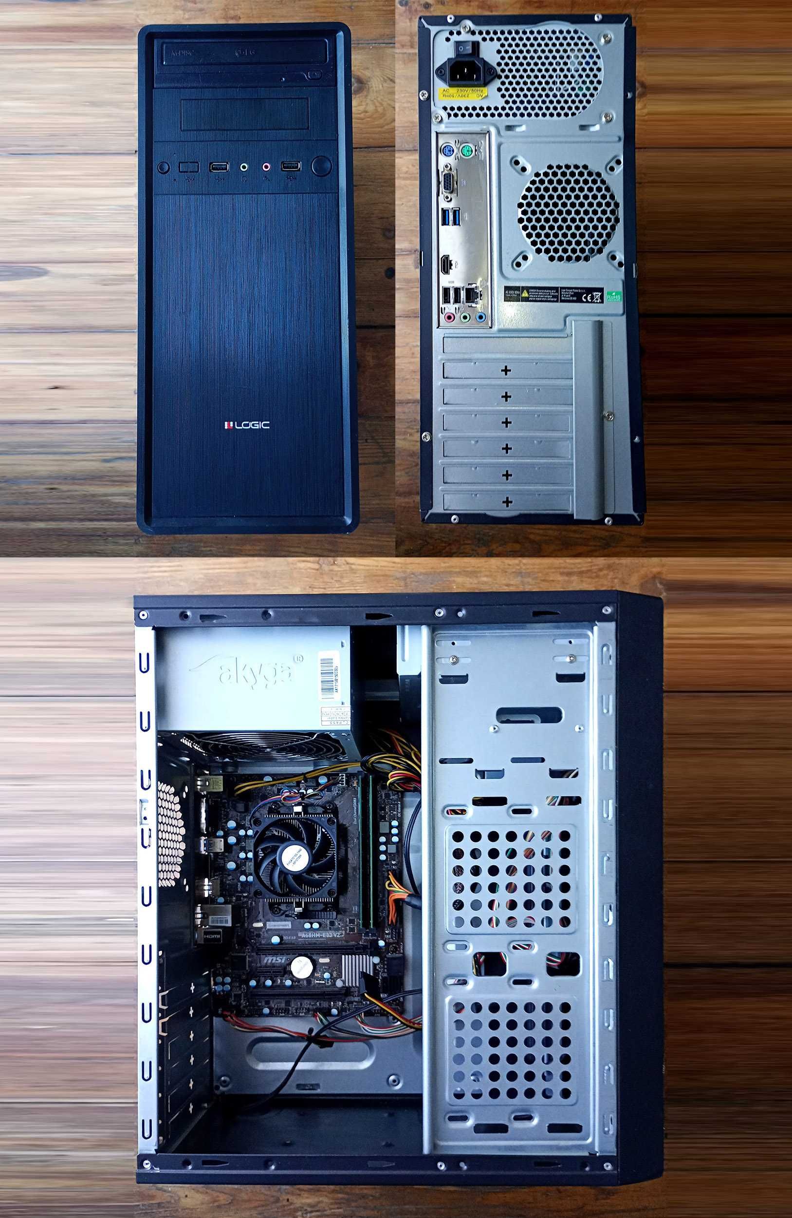Komputer A68HM-E33 V2, AMD a8-7600, 16GB (2x8GB)