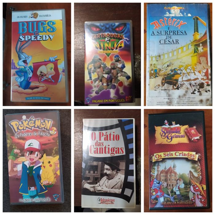 Cassetes VHS Filmes