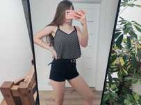 Top crop Select piękny ozdobne plecy