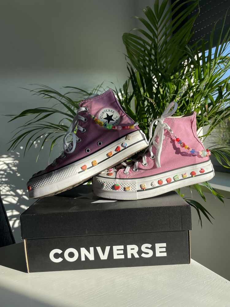Converse różowe magic flamingo 37