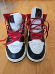Buty Nike Air Jordan 1 Mid Retro Black Gym Red BQ6472 damski