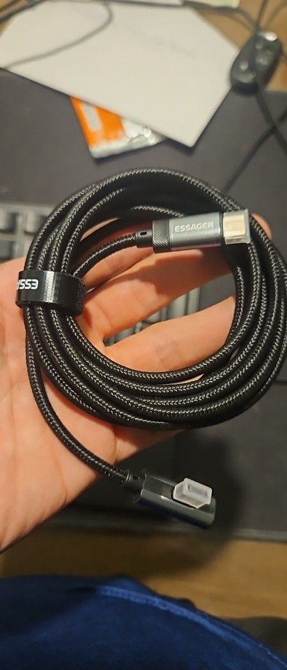 Кабель для швидкого заряджання USB С до типу С